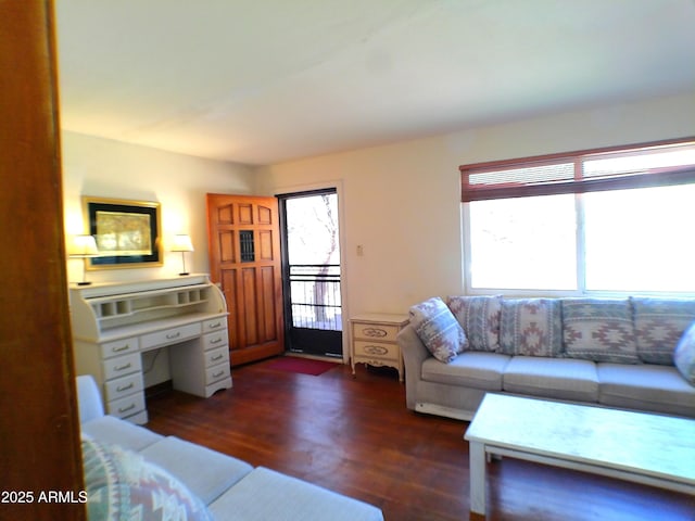 211 W Kiser St, Superior, AZ 85173 - living room with dark hardwood / wood-style flooring