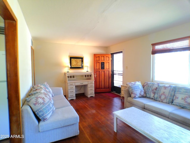 211 W Kiser St, Superior, AZ 85173 - living room with dark hardwood / wood-style flooring
