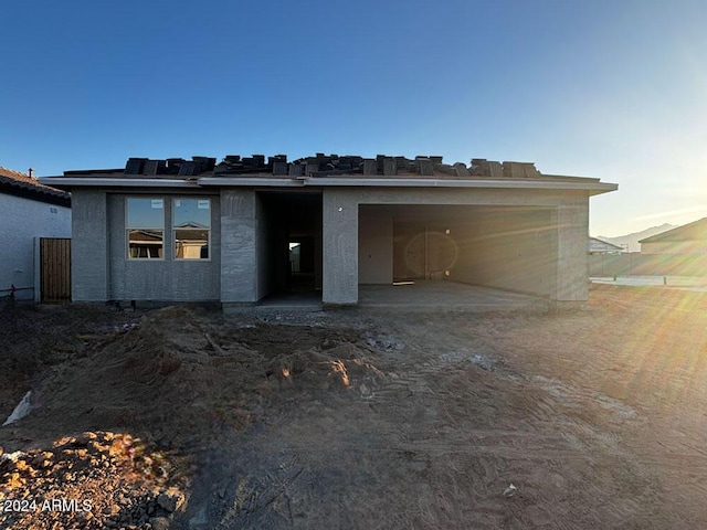 view of front of home