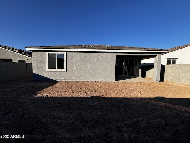 view of back of property