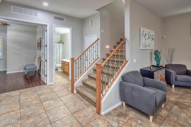 7252 E Nance St, Mesa, AZ 85207 - stairway with baseboards