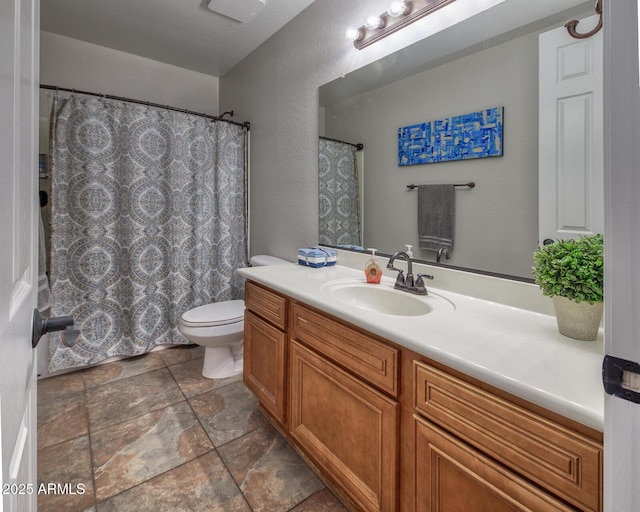 7252 E Nance St, Mesa, AZ 85207 - full bath featuring vanity and stone finish floors