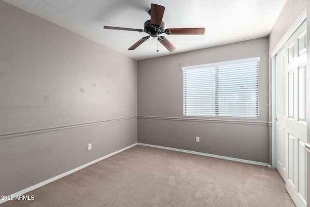 3002 S Marigold Pl, Chandler, AZ 85248 - unfurnished room featuring carpet flooring, baseboards, and a ceiling fan