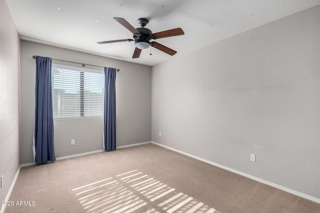 3002 S Marigold Pl, Chandler, AZ 85248 - carpeted spare room featuring baseboards and ceiling fan