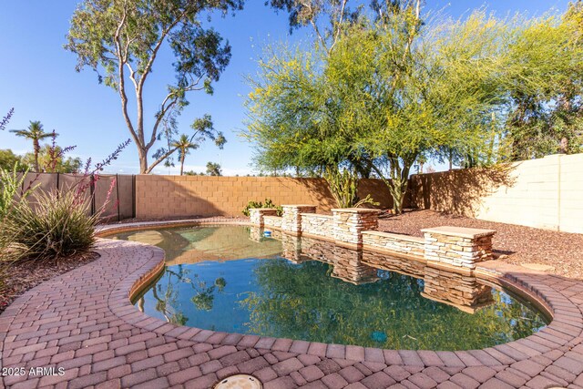 3002 S Marigold Pl, Chandler, AZ 85248 - view of pool featuring a fenced in pool and a fenced backyard