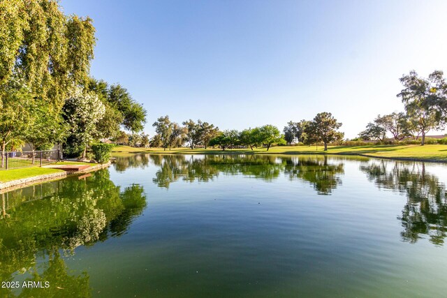 3002 S Marigold Pl, Chandler, AZ 85248 - water view featuring fence