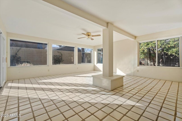 view of patio / terrace with ceiling fan