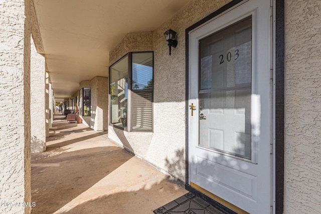 view of entrance to property