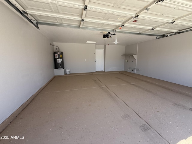 3014 W Zachary Dr, Phoenix, AZ 85027 - garage featuring electric water heater and a garage door opener