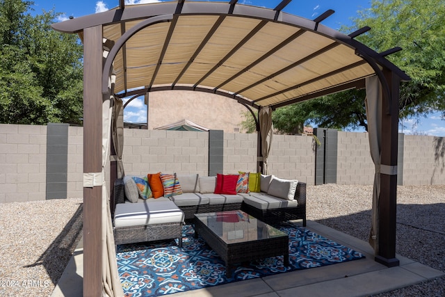 view of patio / terrace with outdoor lounge area