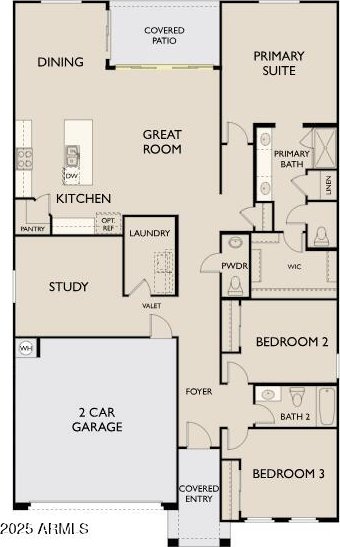 7596 W Saddlehorn Rd, Peoria, AZ 85383 - floor plan / room layout