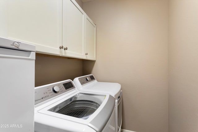 26242 N 122nd Ln, Peoria, AZ 85383 - laundry area featuring cabinet space and washer and clothes dryer
