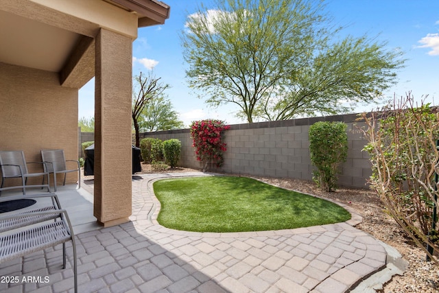 26242 N 122nd Ln, Peoria, AZ 85383 - view of yard with a patio area and a fenced backyard