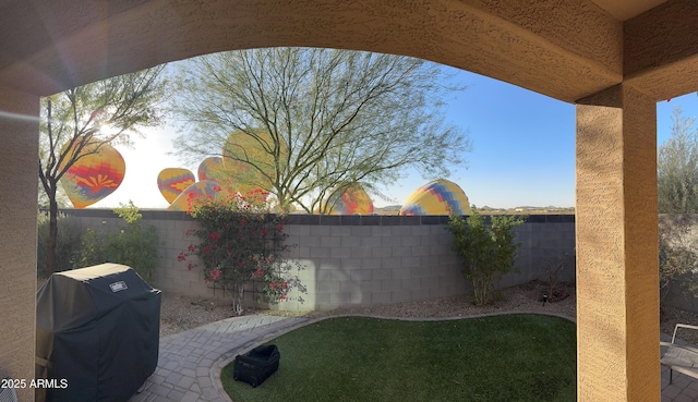26242 N 122nd Ln, Peoria, AZ 85383 - view of yard featuring a patio area and a fenced backyard