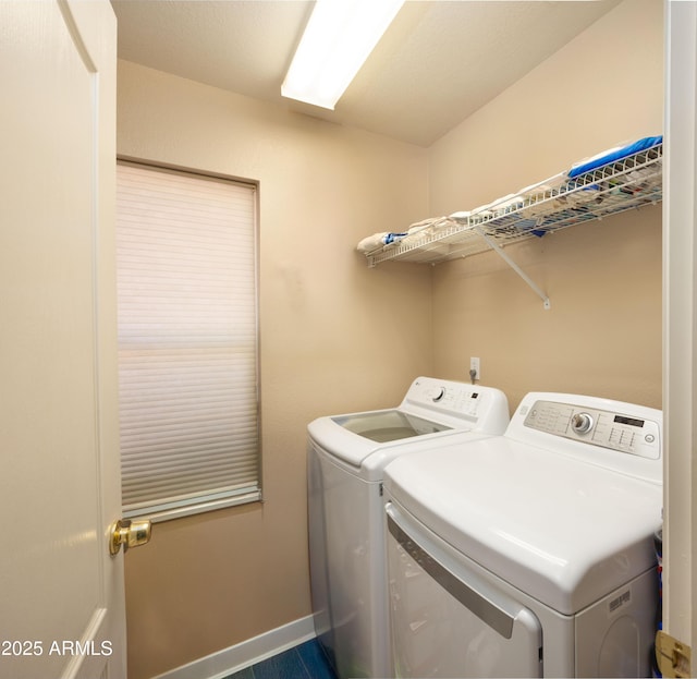 12933 W Monterey Way, Avondale, AZ 85392 - washroom with washing machine and clothes dryer and baseboards
