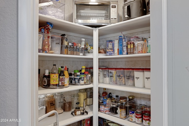 view of pantry