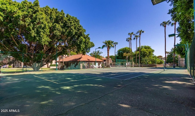 view of sport court