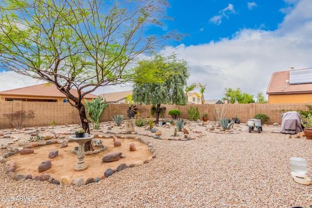 view of yard with a patio