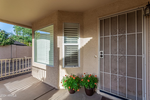 view of property entrance