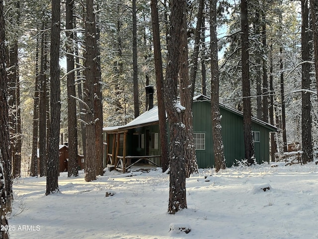 view of front of home