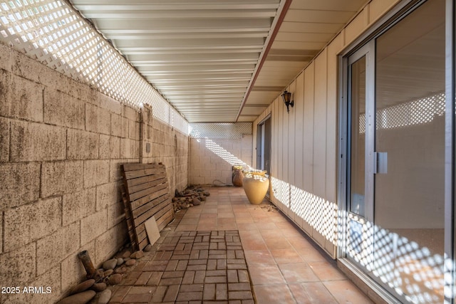 balcony featuring a patio