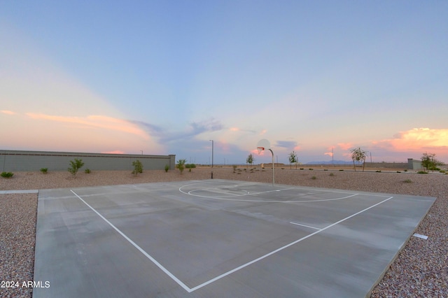 view of basketball court