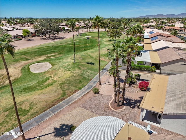 15371 W Piccadilly Rd, Goodyear, AZ 85395 - birds eye view of property featuring a residential view, a mountain view, and view of golf course