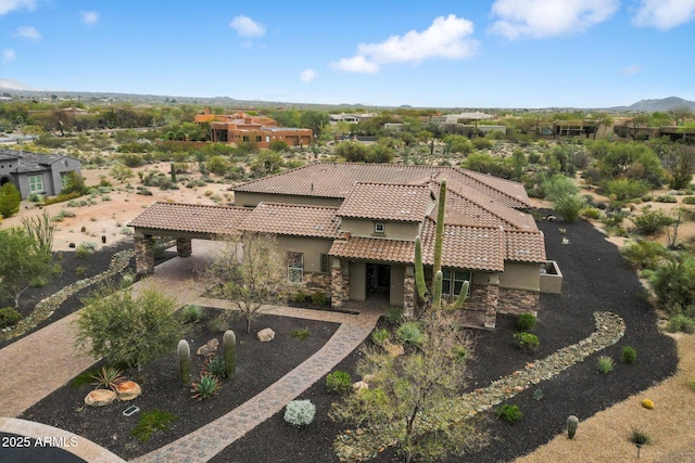8597 E Arroyo Seco Rd, Scottsdale, AZ 85266 - drone / aerial view