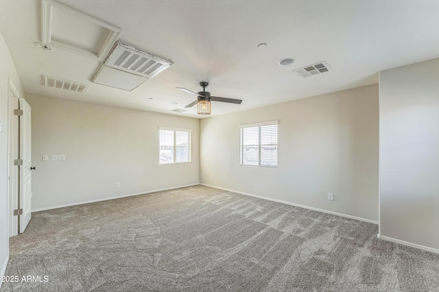1717 E Joseph Way, Gilbert, AZ 85295 - carpeted empty room with attic access and baseboards