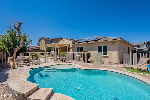 9345 W Robin Ln, Peoria, AZ 85383 - view of pool featuring a patio and a fenced backyard