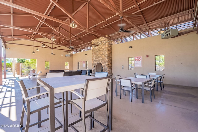 9345 W Robin Ln, Peoria, AZ 85383 - view of patio featuring a ceiling fan and outdoor dining area