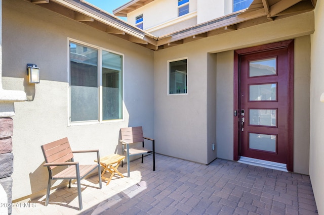3247 E Creosote Ln, Gilbert, AZ 85298 - property entrance featuring stucco siding and a patio