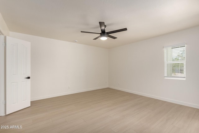 862 W Javelina Ave, Mesa, AZ 85210 - spare room with a ceiling fan and light wood-type flooring