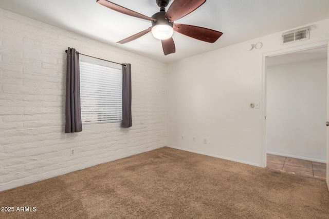 4414 E Hubbell St Unit 66, Phoenix, AZ 85008 - carpeted empty room featuring a ceiling fan