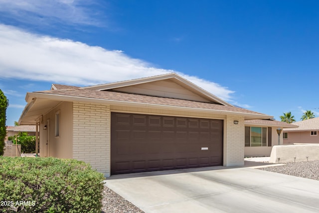 ranch-style house with a garage