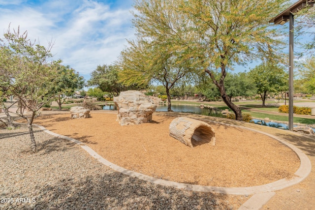 3501 E Apricot Ln, Gilbert, AZ 85298 - exterior space with a water view