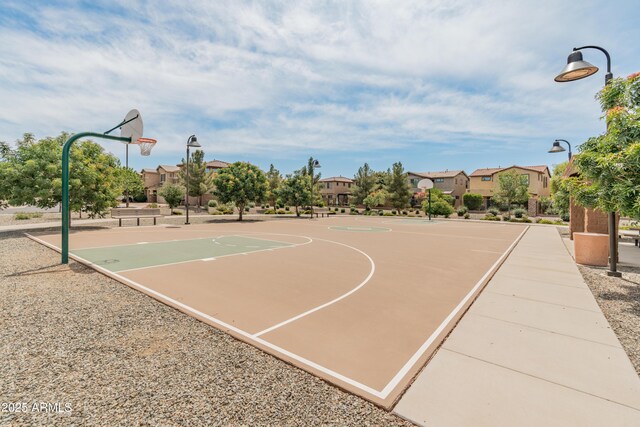 3501 E Apricot Ln, Gilbert, AZ 85298 - view of basketball court with a residential view and community basketball court