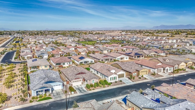 2228 E Isaiah Ave, Gilbert, AZ 85298 - aerial perspective of suburban area featuring a mountain backdrop
