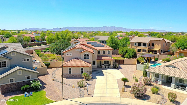 2726 S 160th Ave, Goodyear, AZ 85338 - aerial view of residential area featuring mountains