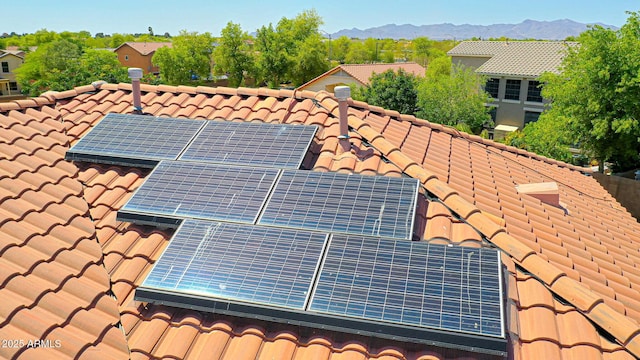 2726 S 160th Ave, Goodyear, AZ 85338 - exterior view of a tile roof and a mountain view