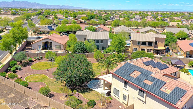 2726 S 160th Ave, Goodyear, AZ 85338 - aerial perspective of suburban area with a mountain backdrop