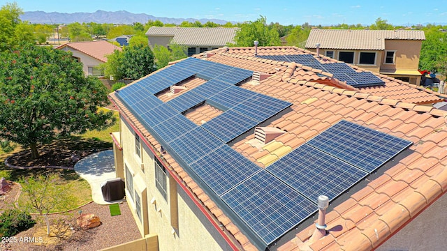 2726 S 160th Ave, Goodyear, AZ 85338 - exterior view of a mountain view, a tile roof, a residential view, and stucco siding