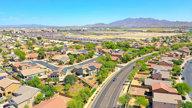 2726 S 160th Ave, Goodyear, AZ 85338 - aerial perspective of suburban area featuring a mountain backdrop
