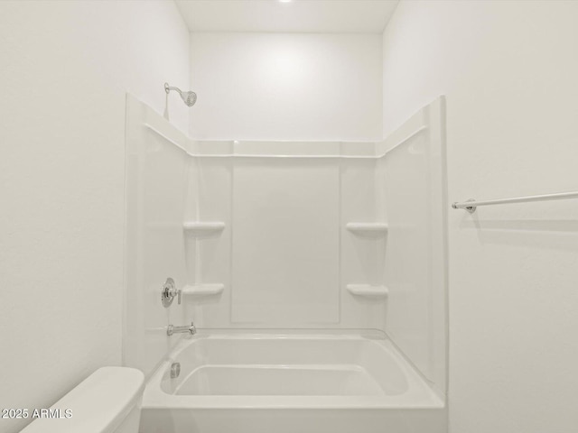 bathroom with  shower combination and toilet