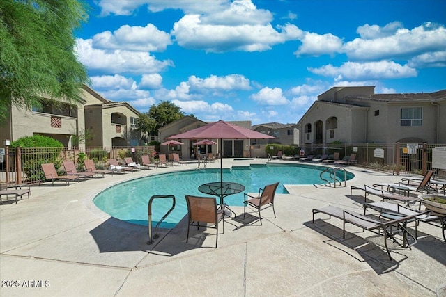 29606 N Tatum Blvd N Unit 265, Cave Creek, AZ 85331 - community pool featuring a patio area and a residential view