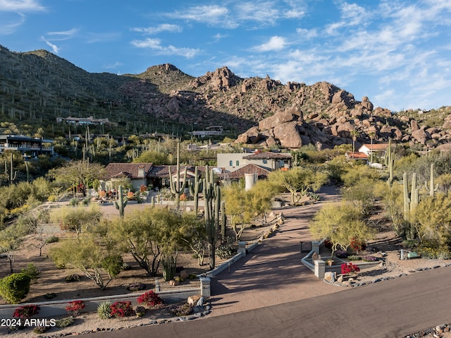 view of mountain feature