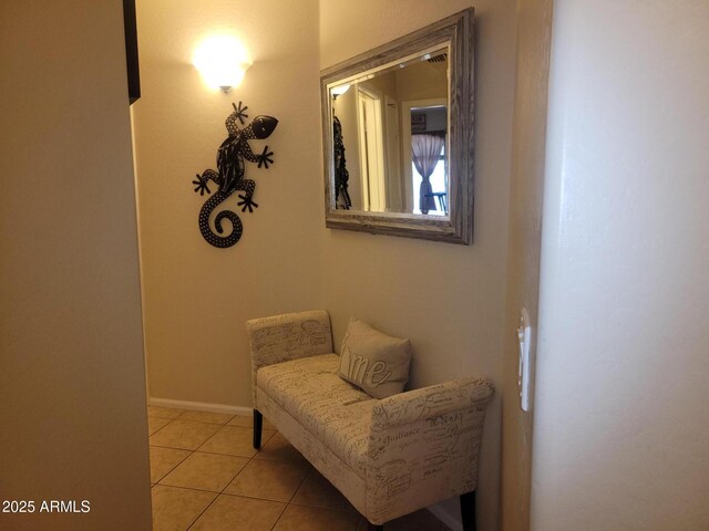 1769 E Jacob St, San Tan Valley, AZ 85140 - living area with light tile patterned floors and baseboards