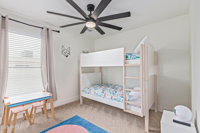 2033 E Janice Way, Phoenix, AZ 85022 - carpeted bedroom featuring baseboards and a ceiling fan