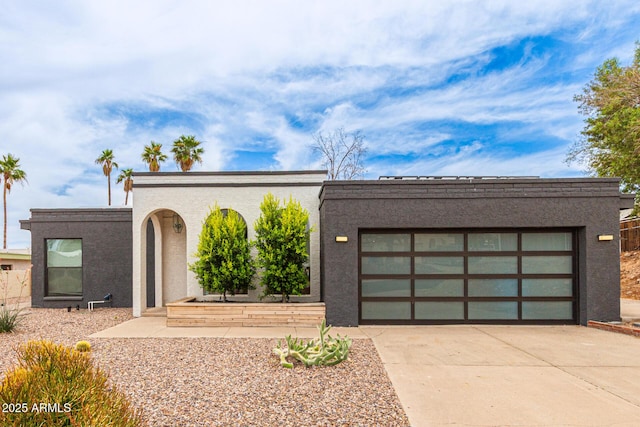 2033 E Janice Way, Phoenix, AZ 85022 - view of front of property with stucco siding, a garage, and driveway