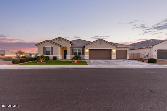 ranch-style house with a garage